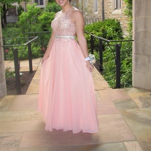 Pink prom dress